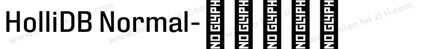 HolliDB Normal字体转换